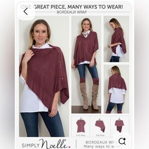 Noelle Blue Women’s versatile pashmina/shawl